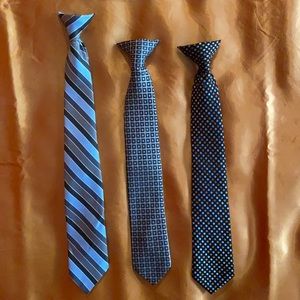 Ties for boys (17 in, 15 in, 15 in)